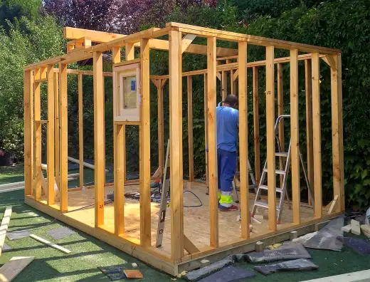 Casa o caseta de madera a medida de Casas Madera VIP