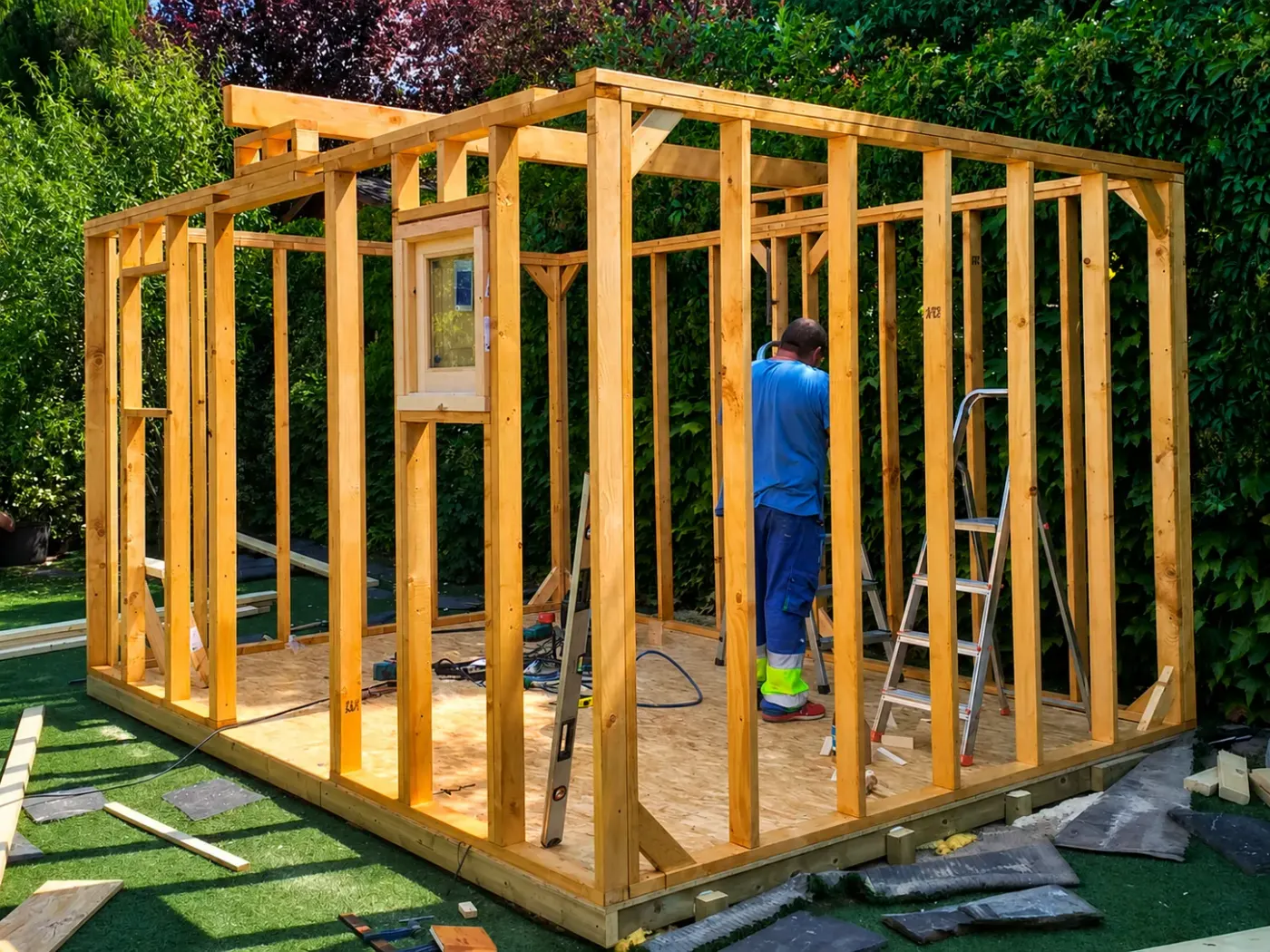 Casa de madera a medida de estilo nórdico de Casas Madera VIP